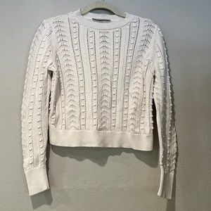 Ann Taylor | 100% Cotton | Knit Crew Neck Sweater | Medium